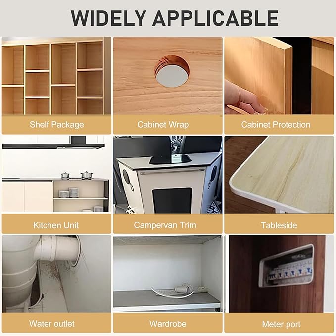 16.4ft U-Shape Edge Banding, HeiPen Self Adhesive Rubber Edge Trim, TPE Flexible Furniture Edge Protector for Wood Veneer Cabinet Repair Furniture Restoration (25mm, White, 1)