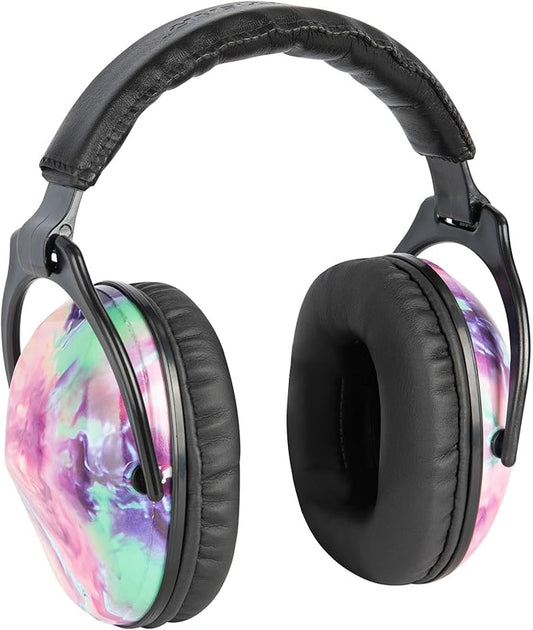 Kids Hearing Protection,25dB NRR Noise Reduction,Sound Proof for Kids,Toddler,Safety Earmuffs for Concert,Airplane,Autism,Monster Jam,Travel,School -Black Coral