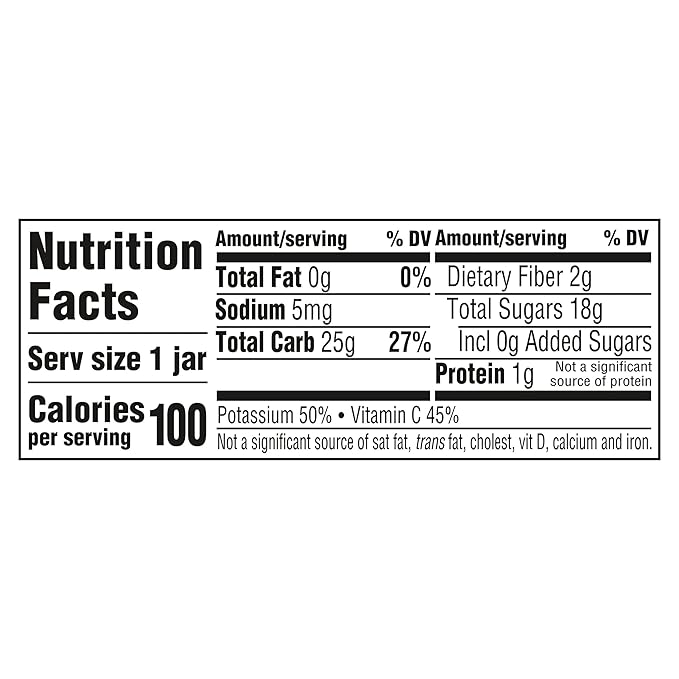 Gerber Stage 1, Organic Banana Jar, Baby Food, Fruit Puree, Non-GMO (Pack of 2)