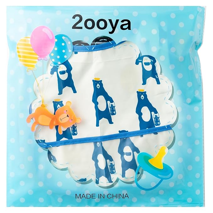 6Pcs Waterproof Toddler Bibs Baby Feeding Bib Set with Crumb Catcher Pocket, Infant Adjustable Baby Teething Bib, Babies Sleeveless Vehicles Food Bibs Keepsake Gift for Baby Shower, 6-24 Months