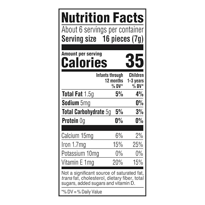 Gerber Snacks for Baby Lil Crunchies Vanilla Maple, 1.48 Oz Can (Pack of 2)