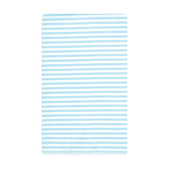 Hudson Baby Unisex Baby Flannel Burp Cloth 10pk, Teal Elephant, One Size