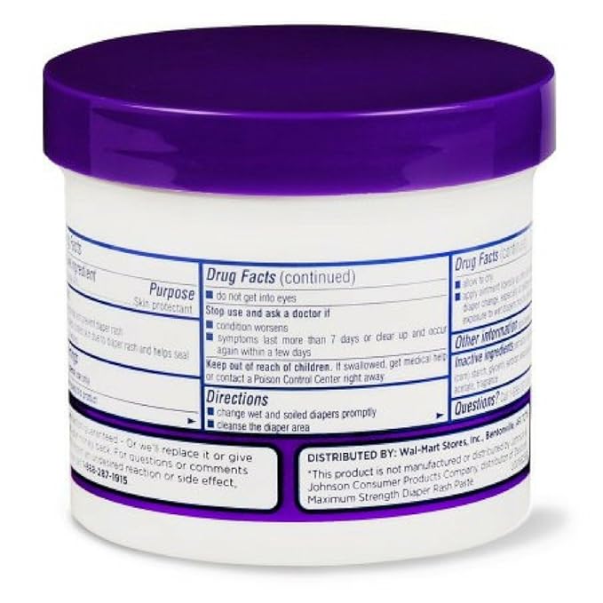Equate Maximum Strength Diaper Rash Relief, 16 oz (Pack of 3)