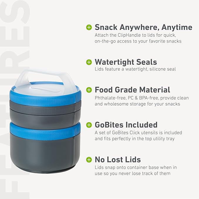 humangear STAX XL/Eat System | Modular Storage Container | Extra Large Stacking Container | BPA-Free, PC-Free, Phthalate-Free