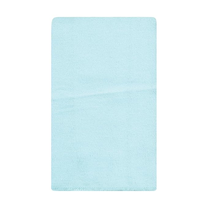 Hudson Baby Unisex Baby Flannel Burp Cloth 10pk, Teal Elephant, One Size