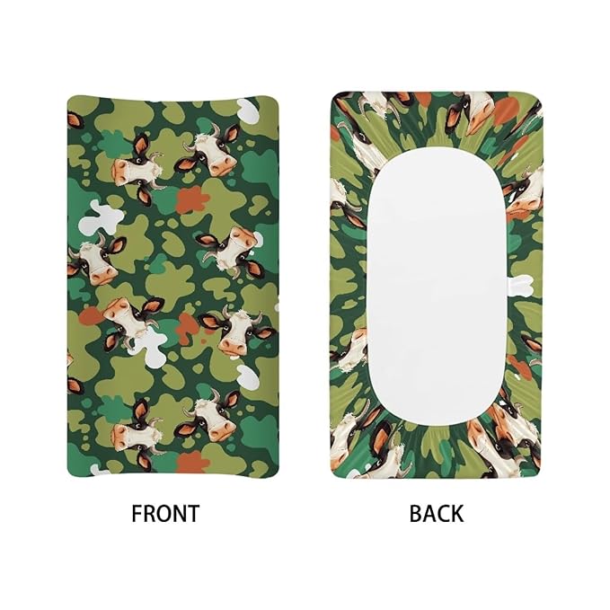 Tie-Dye Cow Changing Pad Cover Baby Boys Girls Changing Table Pad Covers Diaper Change Table Sheets Covers Soft Breathable