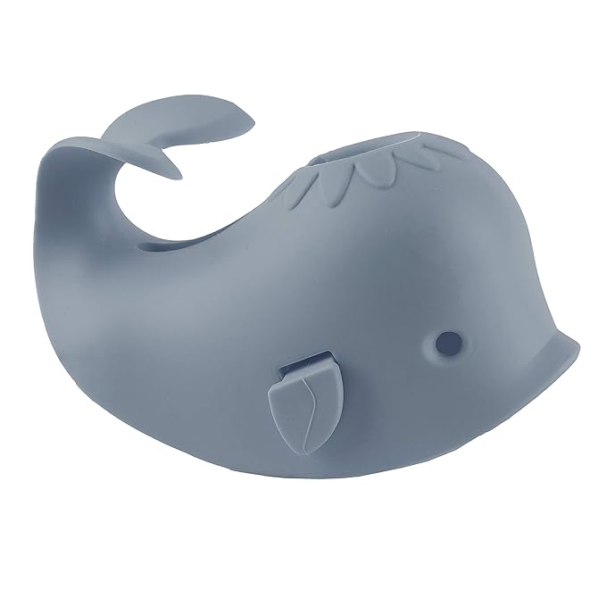 Bath Spout Cover for Bathtub - Protects Baby from Bumping Head During Bathing Time Baby Faucet Cover Universal Faucet Protective Cover Whale Design
