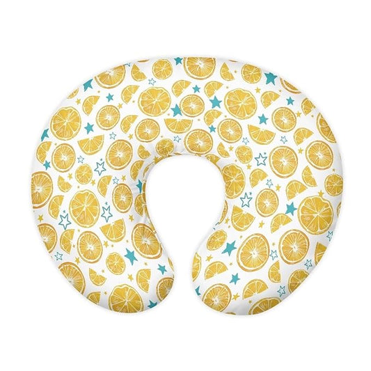 Lemon Star Breastfeeding Pillow Cover Nursing Cover for Newborn Girls Boys Super Soft and Comfortable Slipcover Gift, 1 Pack