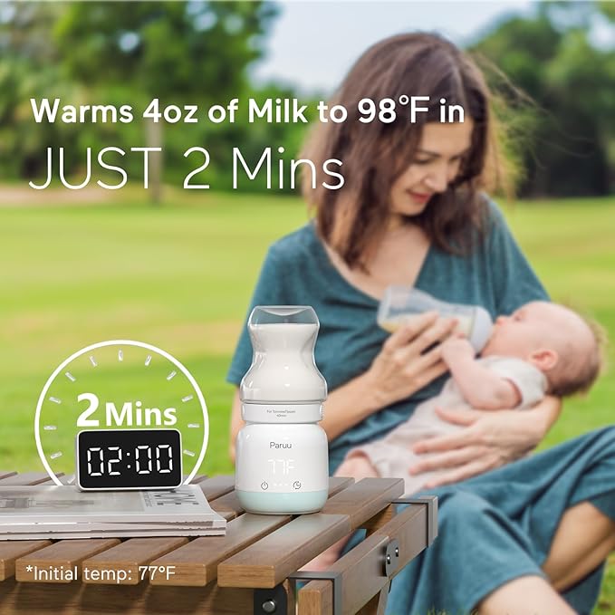 Paruu Bottle Warmer, Mini Portable Bottle Warmer for Outing & Travelling