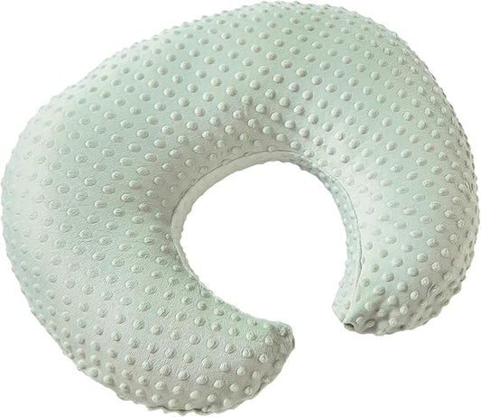 Dots Nursing Pillow Cover, Case Plush Breathable Breastfeeding Pillow Slipcover Fits Nursing Pillow, Super Soft Snug Positioners for Baby Boy Baby Girl (Green)