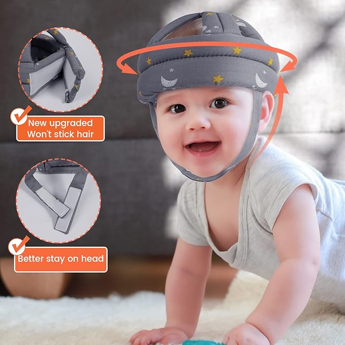 Simplicity Baby Infant Toddler No Bumps Safety Helmet Head Cushion Bumper Bonnet