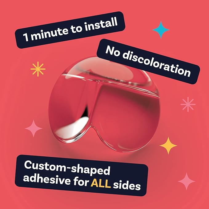 CalMyotis Corner Protector Guards - 2 Different Shapes, Baby Proof Bumper & Cushion to Cover Sharp Furniture & Table Edges - Clear & Transparent - (30 Pack)