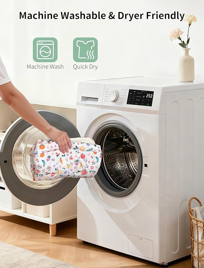 Baby High Chair Cover, Machine Washable High Chair Cushion Pad, Waterproof & Soft, Fits 3-5 Point Harness Chairs, High Chair Replacement Cover for Home & Restaurant Use Oatmeal