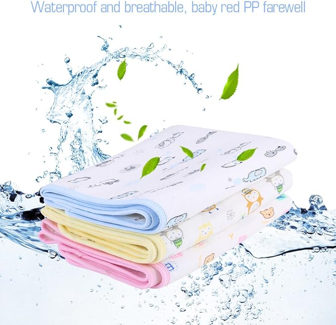 Sonew Nappy Pad, Reusable Portable Baby Changer Baby Mattress Washable Baby Bed Diaper Mattress 50x70cm(Blue)