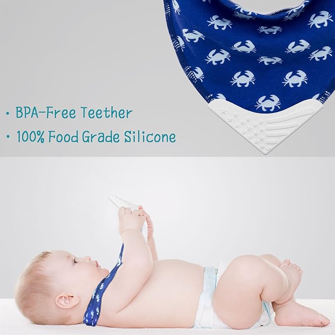 Giftty Baby Teething Bibs Set