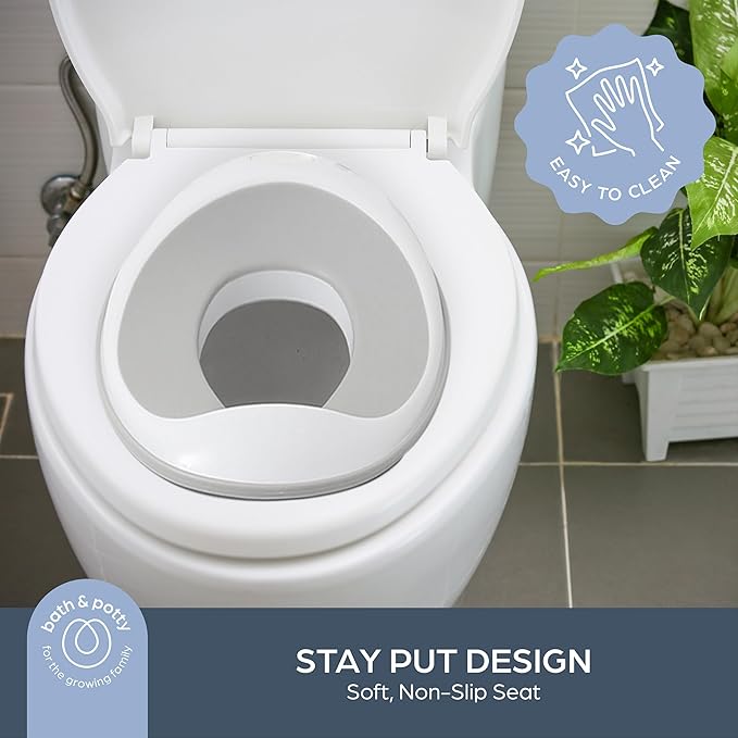 Dreambaby Potty Training Toilet Seat, Easy Fit Toddler Toilet Seat Cover, Anti-Slip for Potty Training Boys and Girls, Lightweight and Portable Potty for Toddler Travel. (Pack of 2)