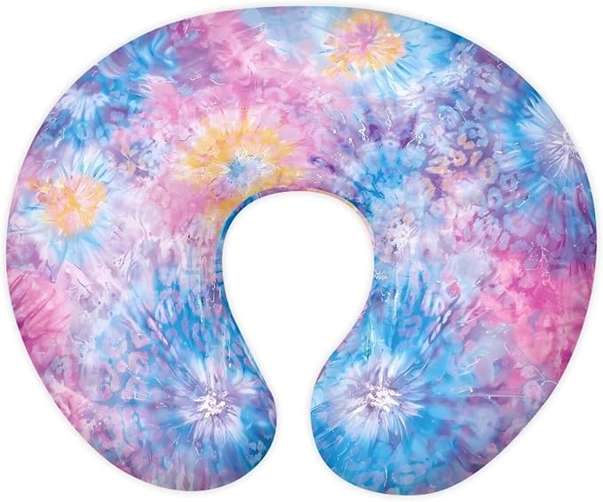 Tie-dye Nursing Pillow Cover for Newborn Skin-Friendly U-Shaped Breastfeeding Pillow Slipcover