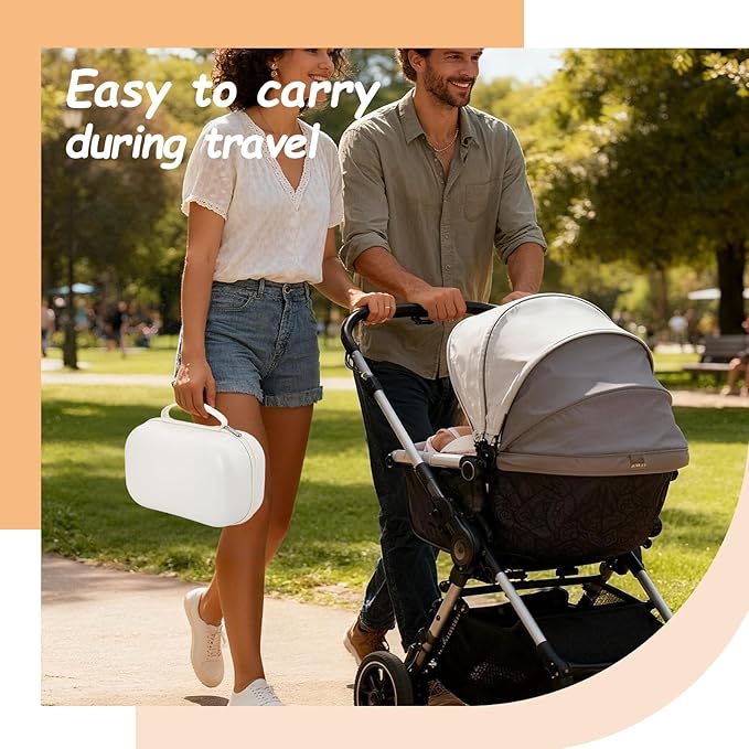 Breast Pump Case Compatible with Eufy, Wearable Breast Pump Bag Fit for Momcozy Willow Medela and Most of Breast Pumps, Waterproof Breast Pump Storage Bag for On The Go, Work and Travel