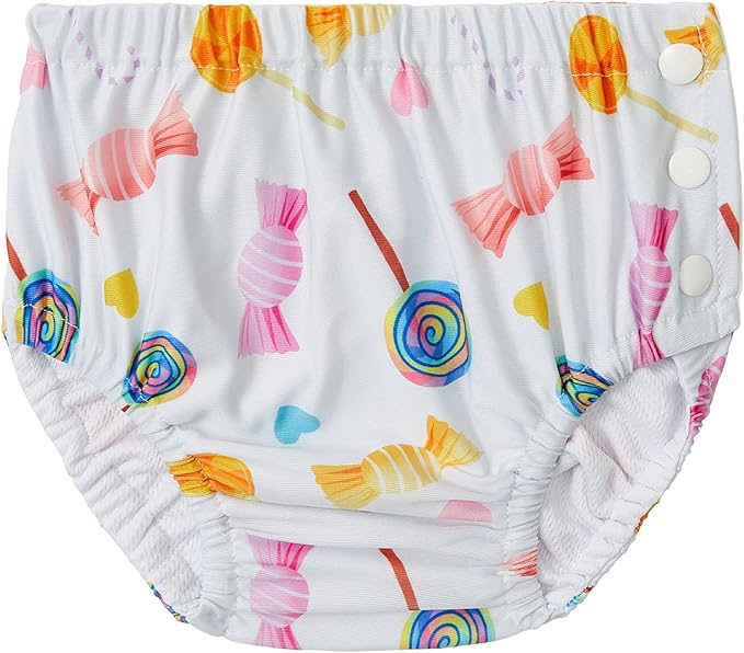 Durio 2PCS Reusable Swim Diapers - Toddler Baby Swim Diaper Soft and Waterproof for Swimming Lessons Boys and Girls
