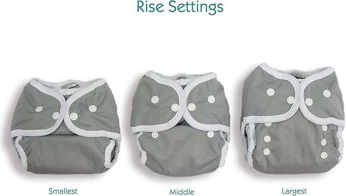 Thirsties Duo Wrap Reusable Cloth Diaper Cover, Snap Closure, We All Scream Size One (6-18 lbs)