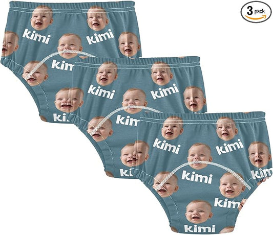 Joko Ivery 1 Deep Blue Custom Potty Training Pants Traning Potty Panty Unisex for Girls Toddlers Boys 4T 3Pcs