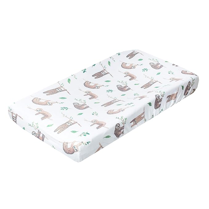Copper Pearl Premium Knit Changing Pad Cover Soft, Stylish, and Universal Fit for All Standard Diaper Changing Pads, Trendy Design Changing Pad Covers, Noah