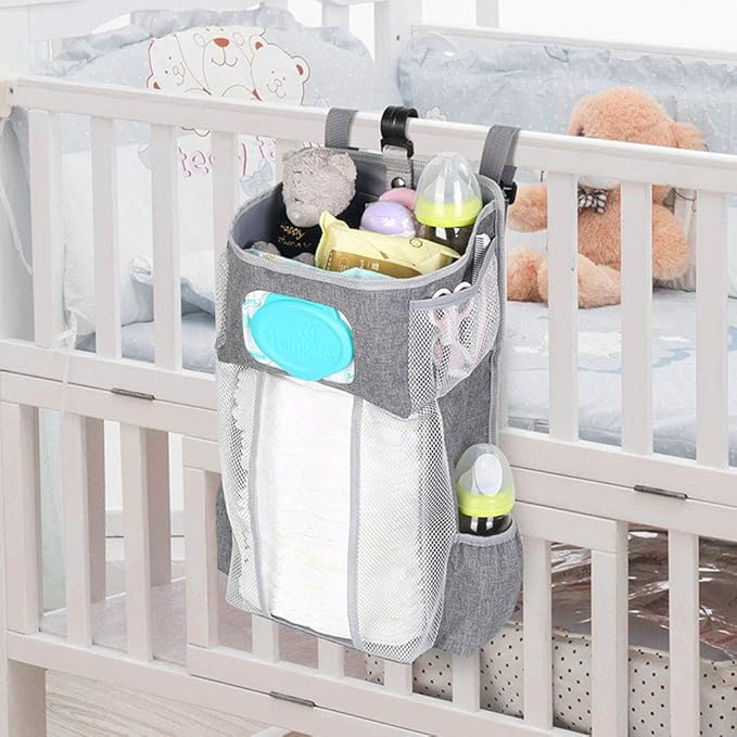 Youngy Diaper Stacker Storage Bags Nursery for Crib Or Wall for Guests Prizes Girl