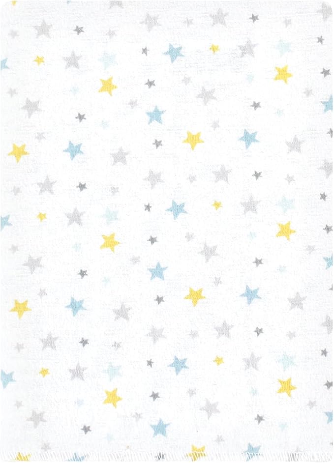 Hudson Baby Unisex Baby Cotton Flannel Burp Cloths Bundle, Boy New Elephant, One Size