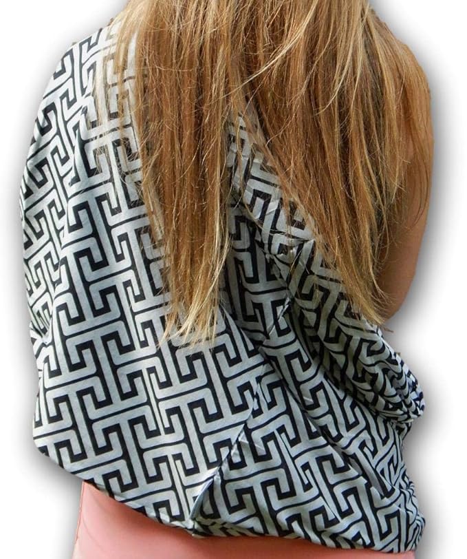 Infinity Nursing Scarf for Breastfeeding | Cover Hides Back for Discreet Privacy
