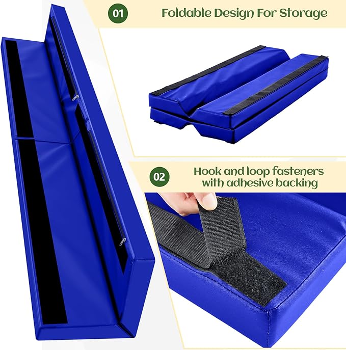 Wonderjune Wall Corner Guards and Edge Protector 6ft Blue Gym Wall Padding Heavy Duty Protective Safety Padding for Gym, Baby, Home, Garages, Kindergarten, Basketball Court, Playrooms, Etc