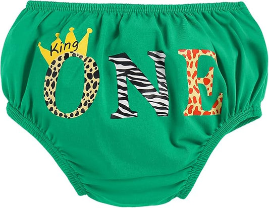 IMEKIS Baby Boys 1st Birthday Diaper Covers Wild One Dinosaur Space Shorts Cake Smash Photo Shoot Bloomers Casual Pants