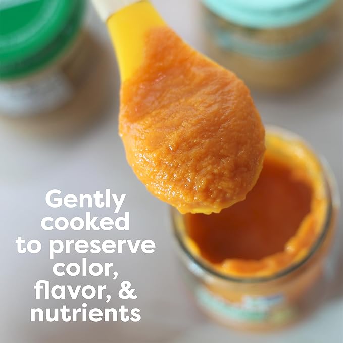 Beech-Nut Organic Baby Food Jars, Organic Banana Puree, Stage 2 Baby Food for Babies 6 Months and Up, Non-GMO, 4oz Glass Jars, 10ct (Pack of 2)