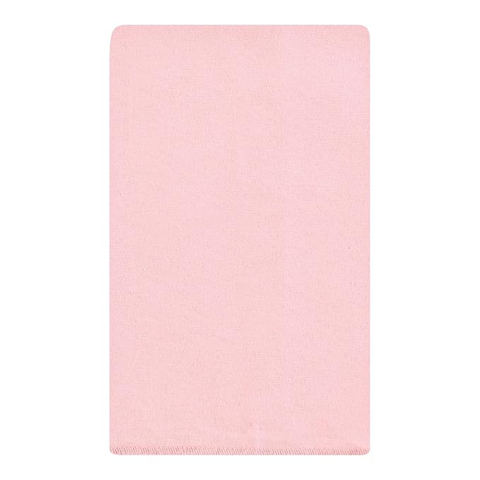 Hudson Baby Unisex Baby Flannel Burp Cloth 10pk, Pink Taupe Bear, One Size