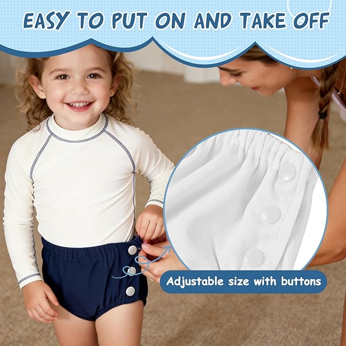Durio Swim Diapers for Toddlers Reusable Swim Diapers Washable Baby Swim Diaper Toddler Swim Diaper Swimming Diaper
