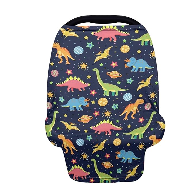 Belidome Dinosaur Breastfeeding Cover Cute Nursing Cover Up for Breastfeeding Stretchy Comfy Nursing Shawl for Women