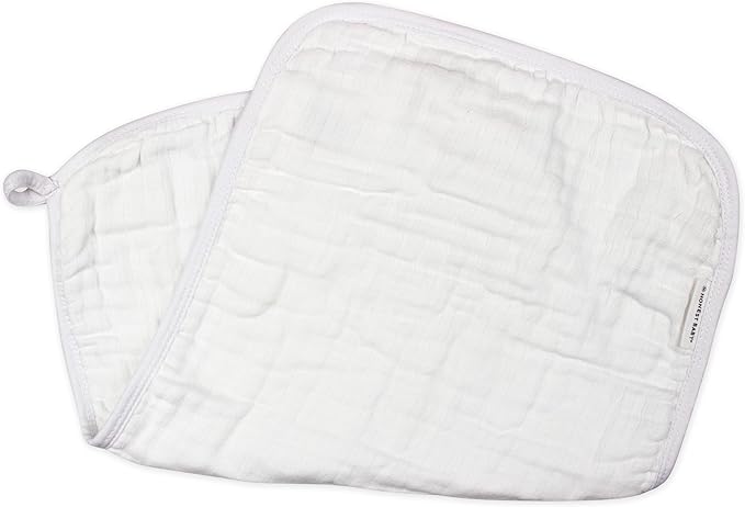 HonestBaby Baby Organic Cotton Multi-layer Burp Cloths Multipack