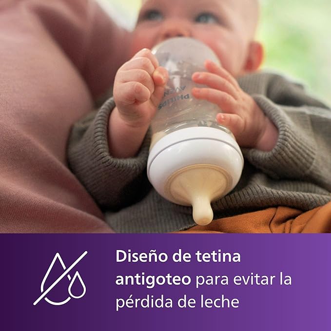 Philips Avent Natural Response Nipples, Extra Fast Flow (Flow 5), 4-Pack, SCY965/44