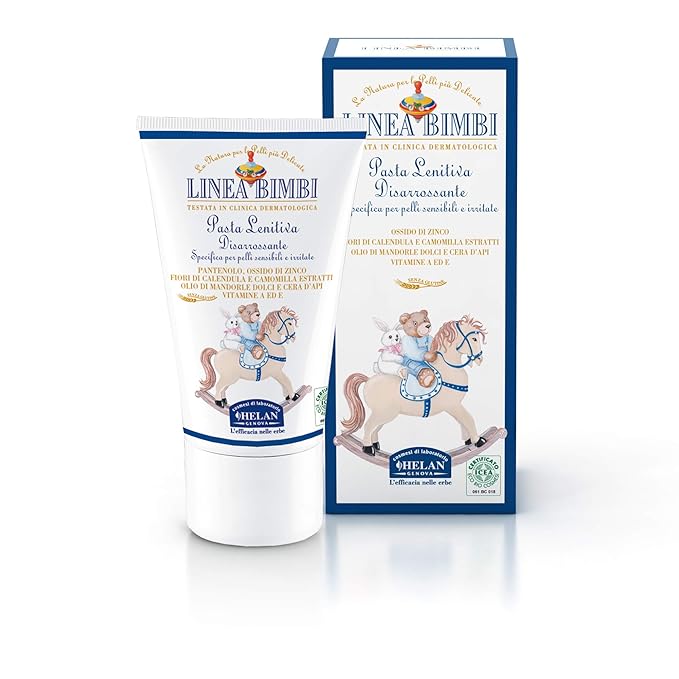 Helan Linea Bimbi Bio - Diaper Cream for Baby Against Redness & Irritation, Soothing and Protective Diaper Rash Cream with Aloe Vera & Vitamin E, Baby Essentials for Newborn - Made in Italy, 50 fl oz