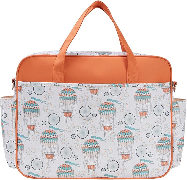 Kamay's Mummy Shoulder Bag Diaper Bag Chic Nappy Changing Bag Tote/Messenger Style Large with Changing Mat, Adjustable Straps