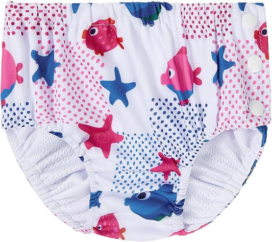 Durio Reusable Swim Diapers for Baby Toddler Newborn Washable Water Diapers for Swimming Beach Essentials