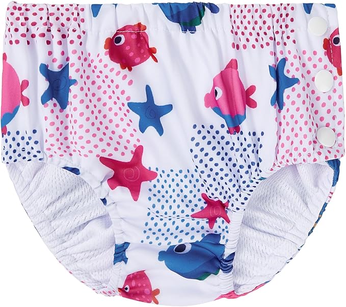 Durio Reusable Swim Diapers for Baby Toddler Newborn Washable Water Diapers for Swimming Beach Essentials