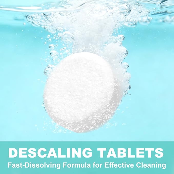 Descaling Tablets for Baby Bottle Warmer & Cleaner,30 Count-Removes Milk Residue & Limescale Buildup from Bottle Washers,Warmers & Other Appliances,Compatible with Major Brands