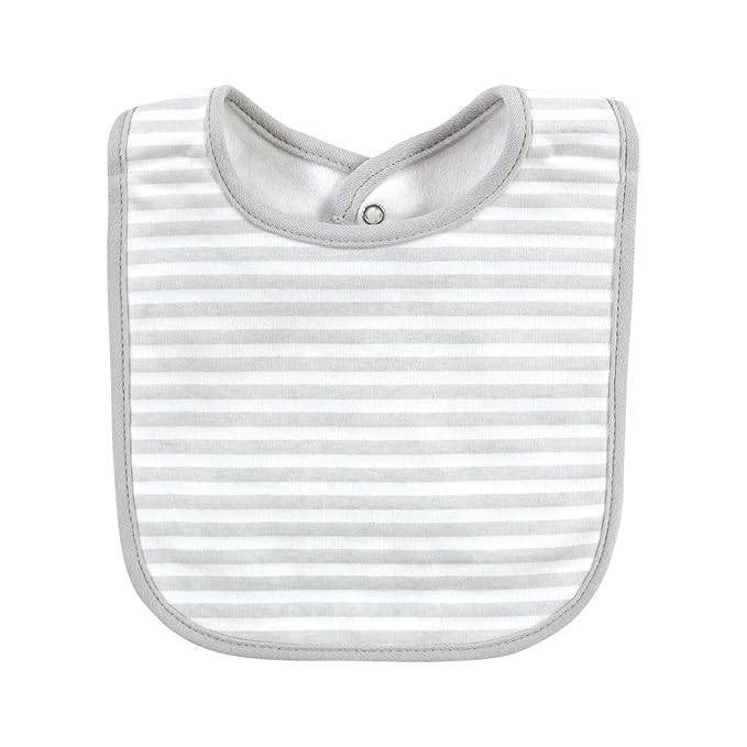 Hudson Baby Unisex Baby Cotton Bibs, Hugasaurus, One Size