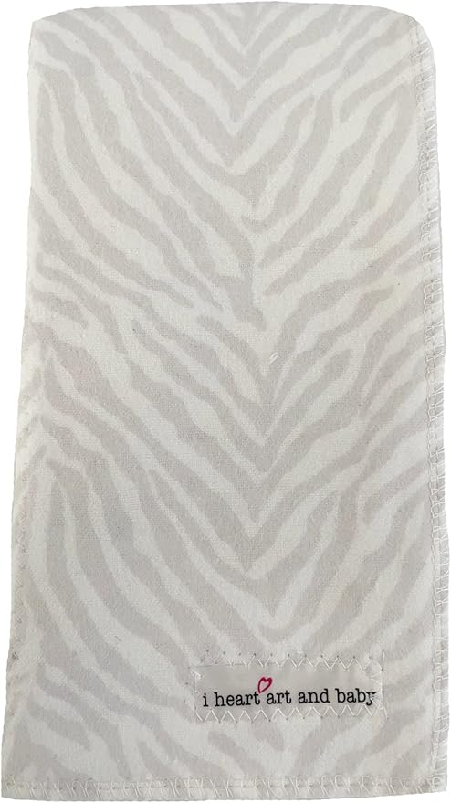 Infant Burping Cloth, Burp Cloths for Baby Boy or Girl, Soft and Absorbent - Cotton Reusable Spit Up Rags, XLarge, 1 Count (Animal Print)