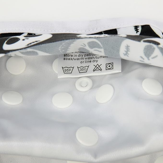 3 Baby Diaper Covers Nappies One Size 10lbs to 36lbs for Boys (Yellow Deers)