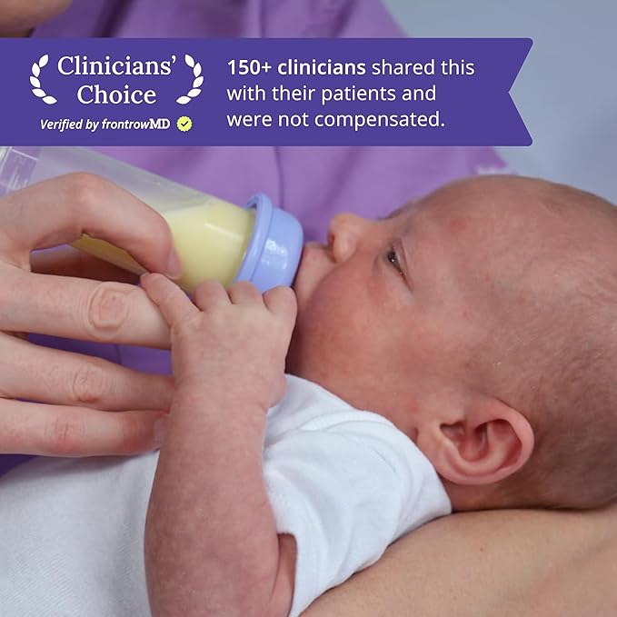 nfant | Bottle Feeding - Standard Flow Nipple, White (9ml/min), 4-Pack