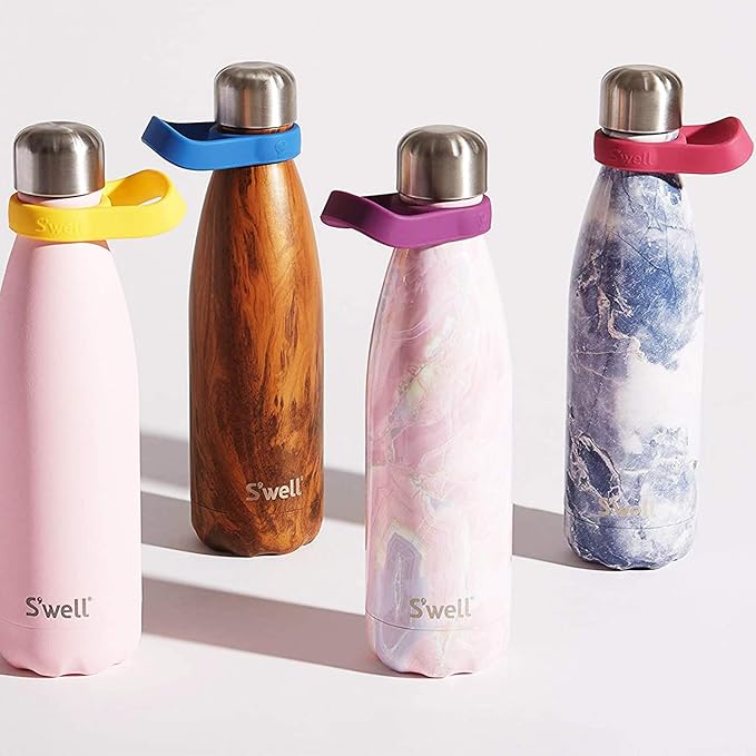 S'well Traveler Handle, Fits All Traveler Sizes, Grey, Comfortable Carrying On The Go, Flexible Silicone Grip, BPA Free