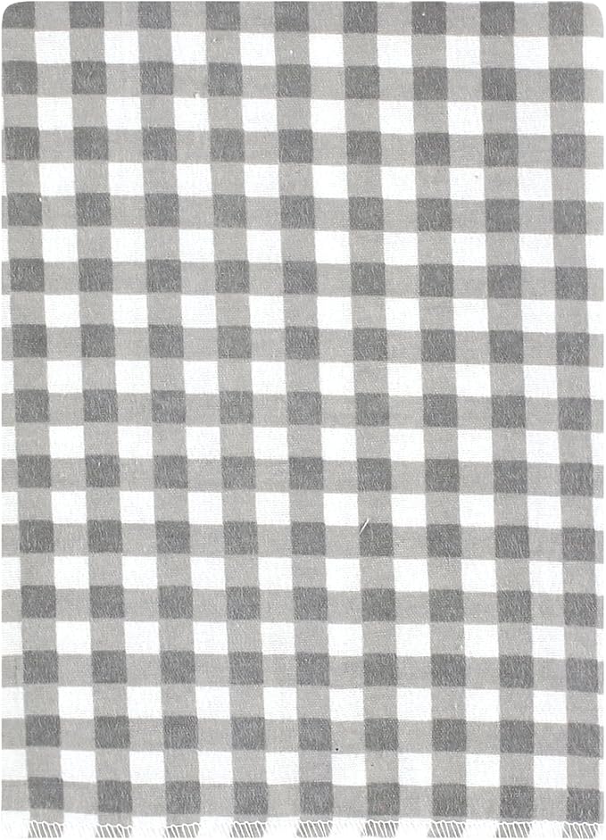 Hudson Baby Unisex Baby Cotton Flannel Burp Cloths Bundle, Farm Friends Cream, One Size