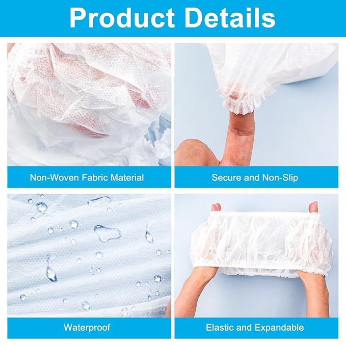 200 Pack Disposable Toilet Seat Cover Waterproof Non-Woven Fabric, Disposable Toilet Seat Covers for Travel, Disposable Seat Covers for Outing Hotel Hospital Public Toilet (Individual Package
