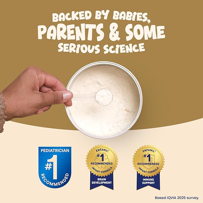 Enfamil NeuroPro Baby Formula, Brain Building Duo DHA & MFGM, Exclusive Immune Supporting HuMO6 Blend, Powder Infant Formula, Baby Milk, 36.4 Oz, 4-Pack
